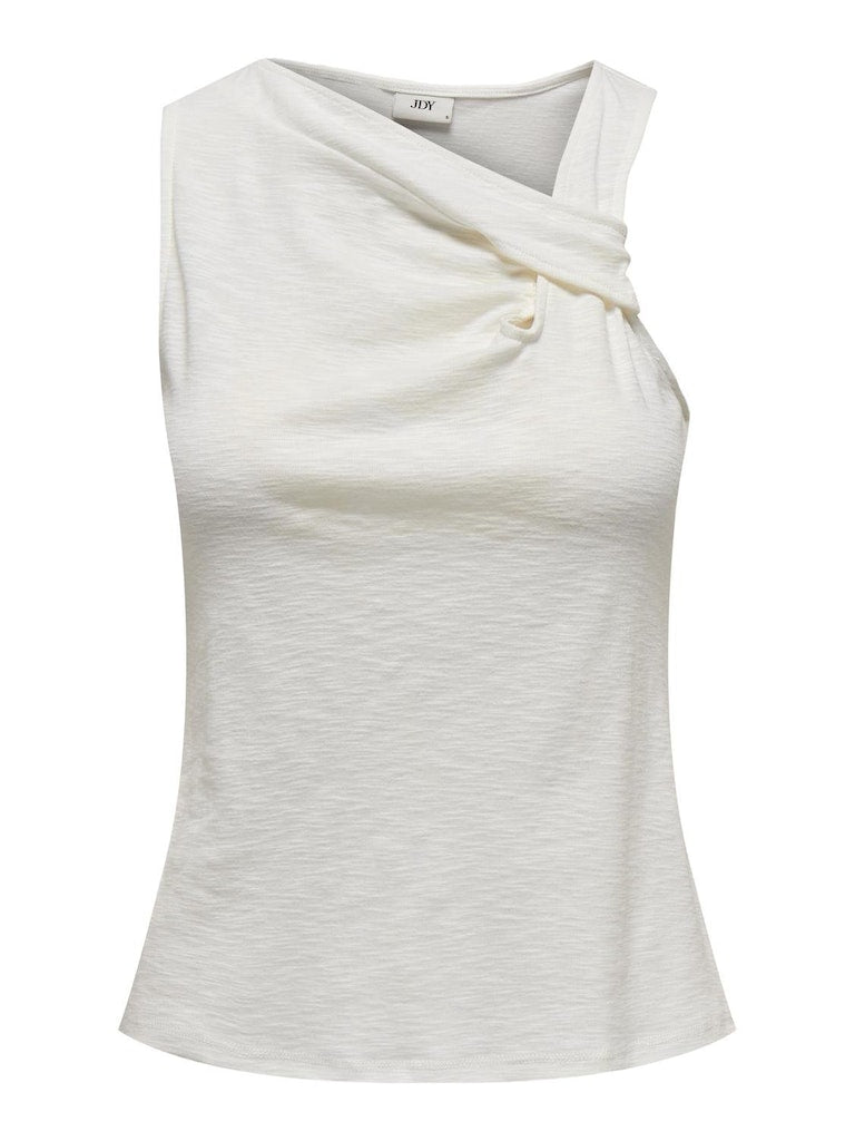 Camiseta Jdy 15322486 Jdyamy S/L Knot Tank Top Jrs Cloud Dancer
