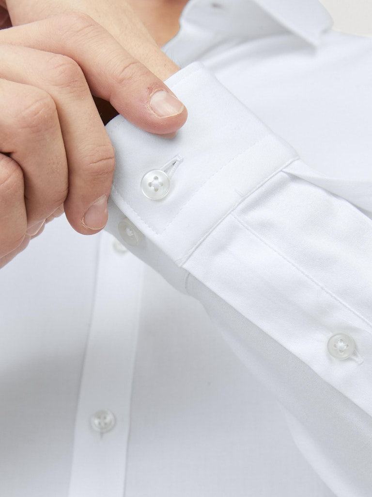 Jjparma Shirt Ls Noos 12097662White Jack & Jones