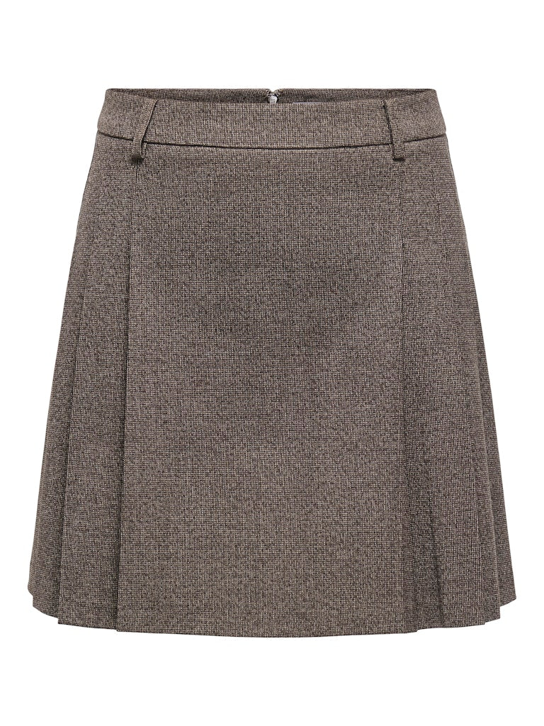 Only Onldell Hw Mel Pleat Skirt Tlr 15330801 Black White Pepper & Dark Brown Melange