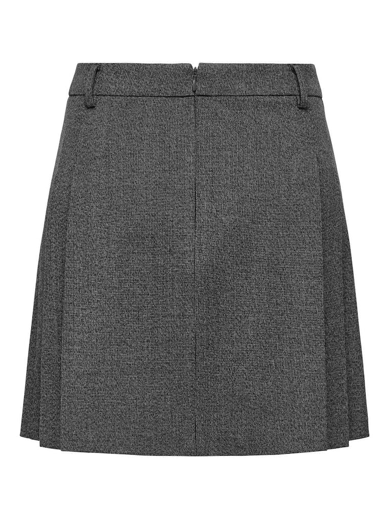 Only Onldell Hw Mel Pleat Skirt Tlr 15330801 Dark Grey Melange