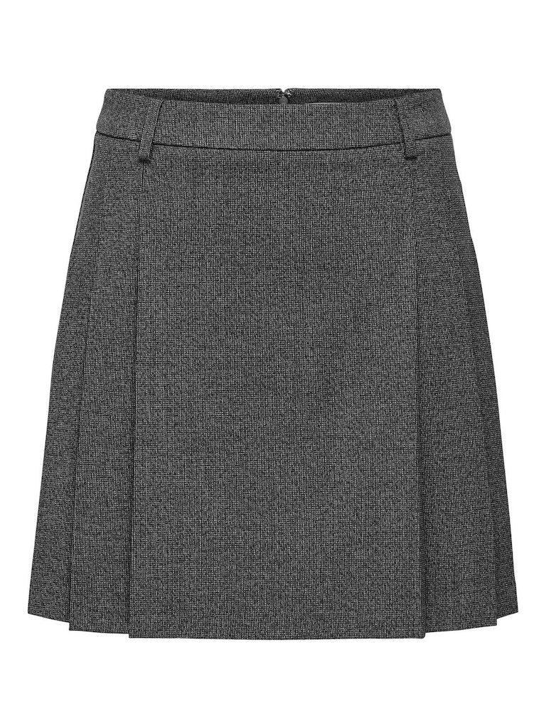 Only Onldell Hw Mel Pleat Skirt Tlr 15330801 Dark Grey Melange