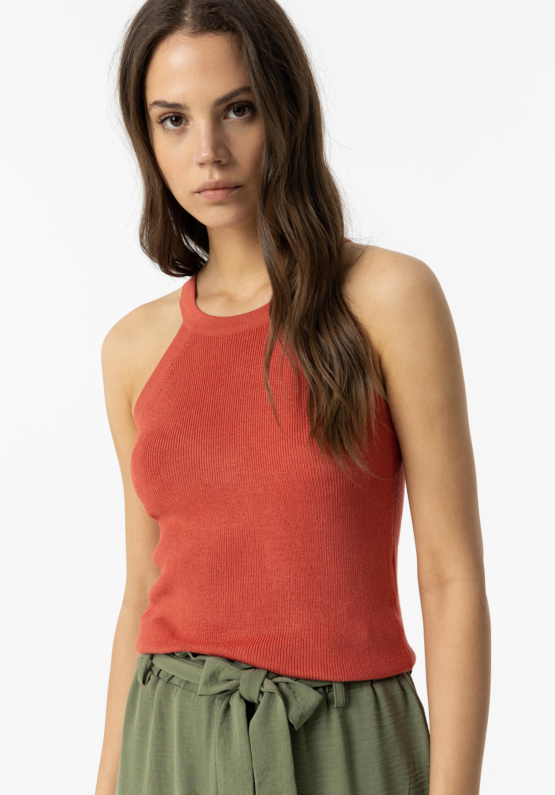 Camiseta 10054678 Lagoa_2 513 Rojo Mineral de Tiffosi