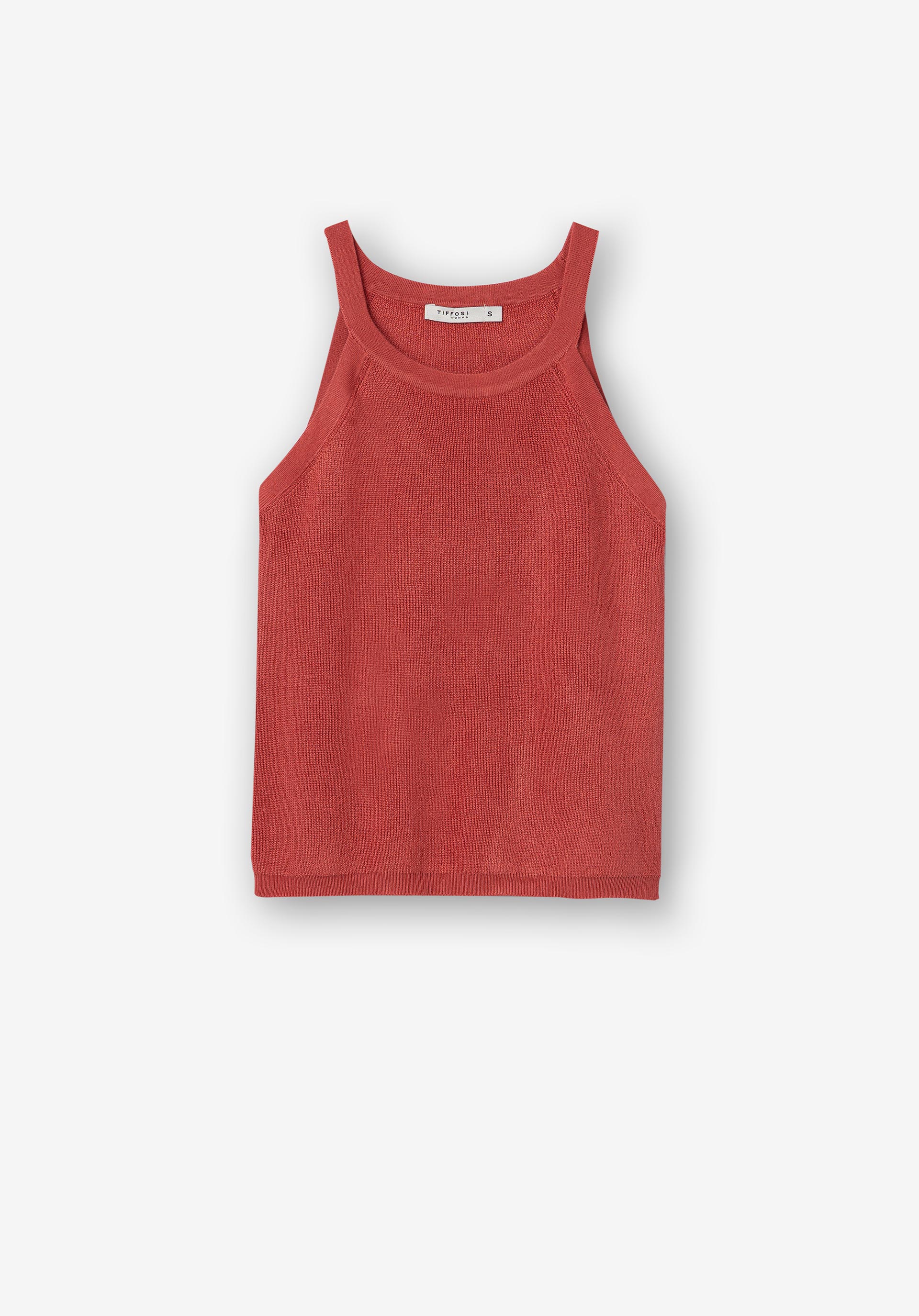 Camiseta 10054678 Lagoa_2 513 Rojo Mineral de Tiffosi