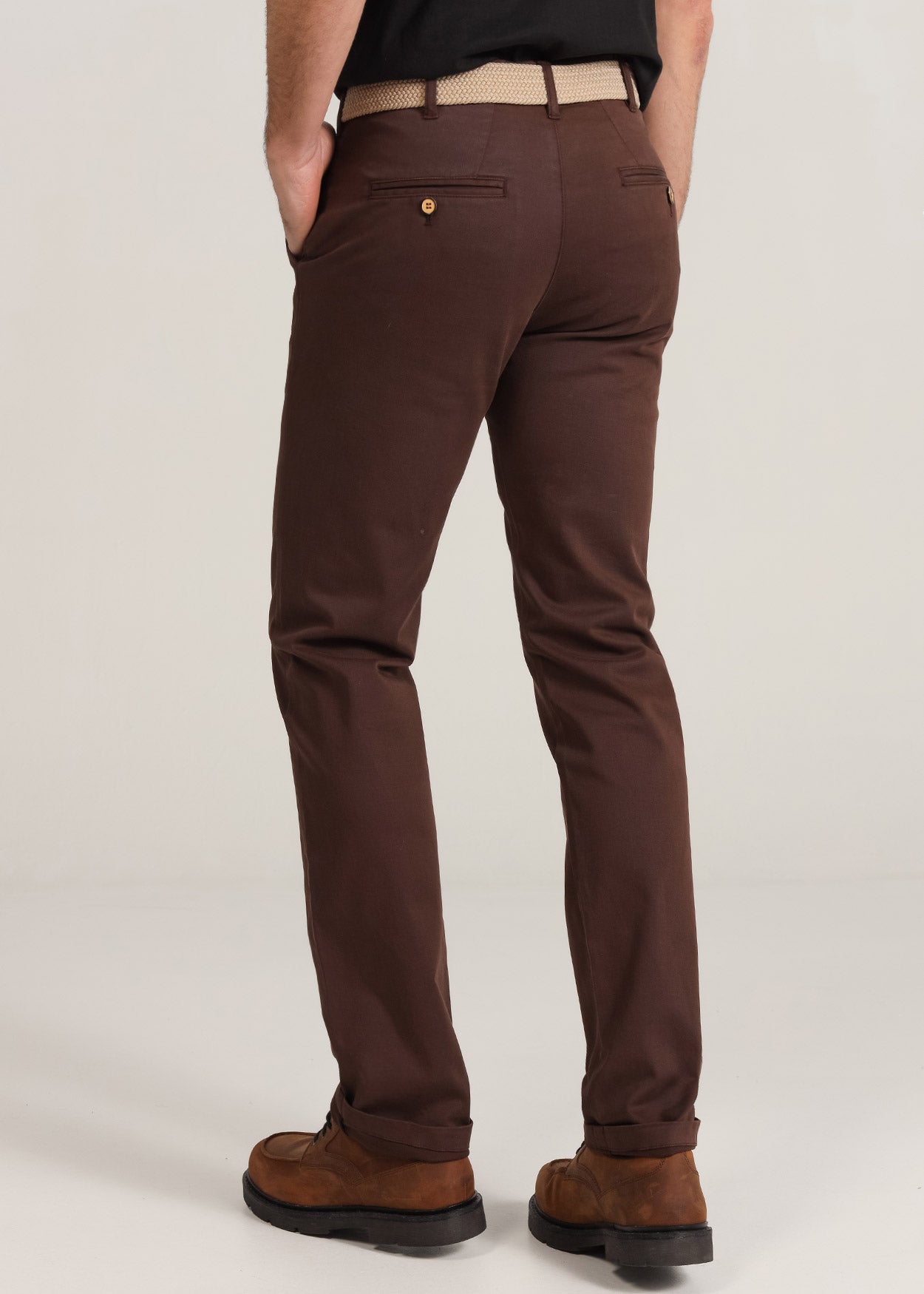 8001 Brave Pantalon Chino Cintura Media Regular Tiro Medio Edition Twill + Cintu 284