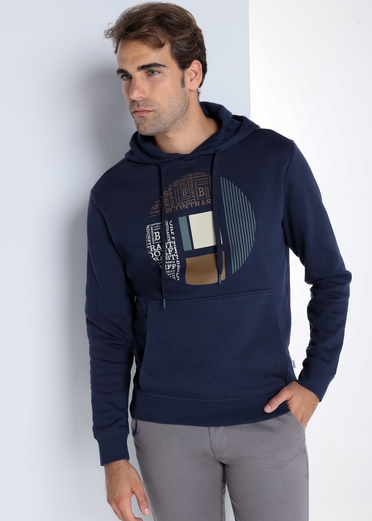 Sudadera Capucha Grafica Vinil Contras 269