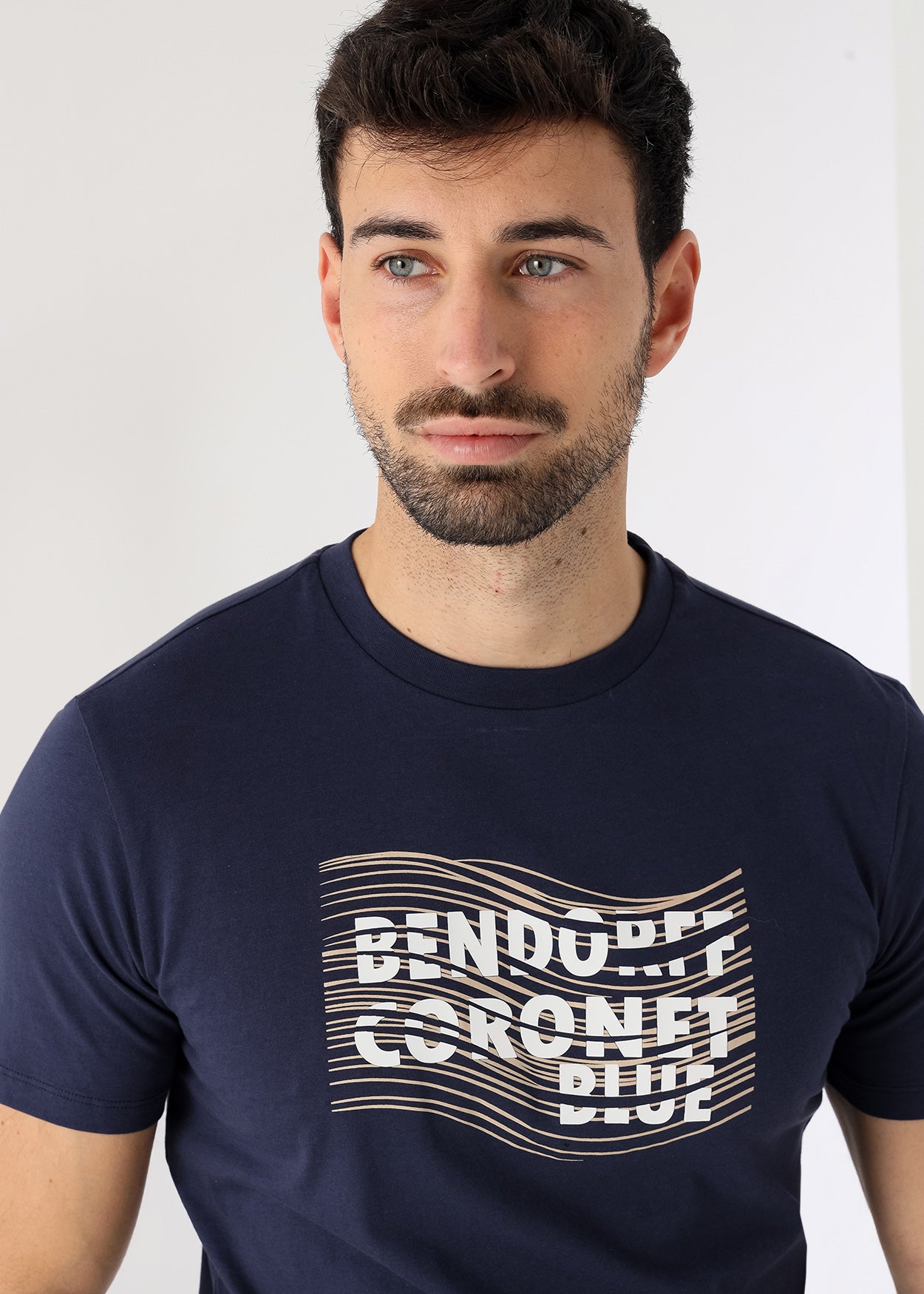 Camiseta Manga Corta Grafica Olas  Bendorff 850705432269