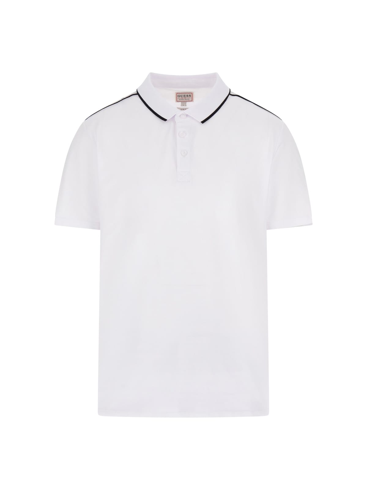 Ss Guess Quattro G Tape Polopure White