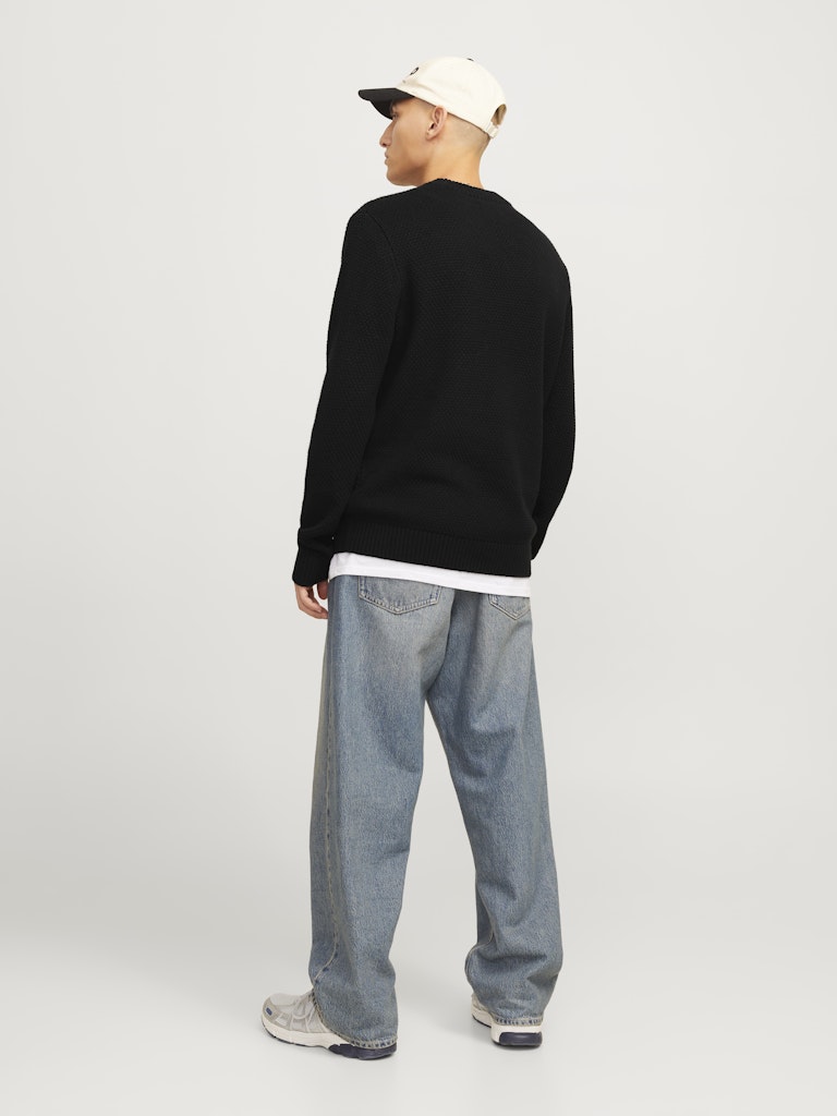 Jack & Jones Joreaton Knit Crew Neck Bf Jack & Jones Pullover 12266391Black