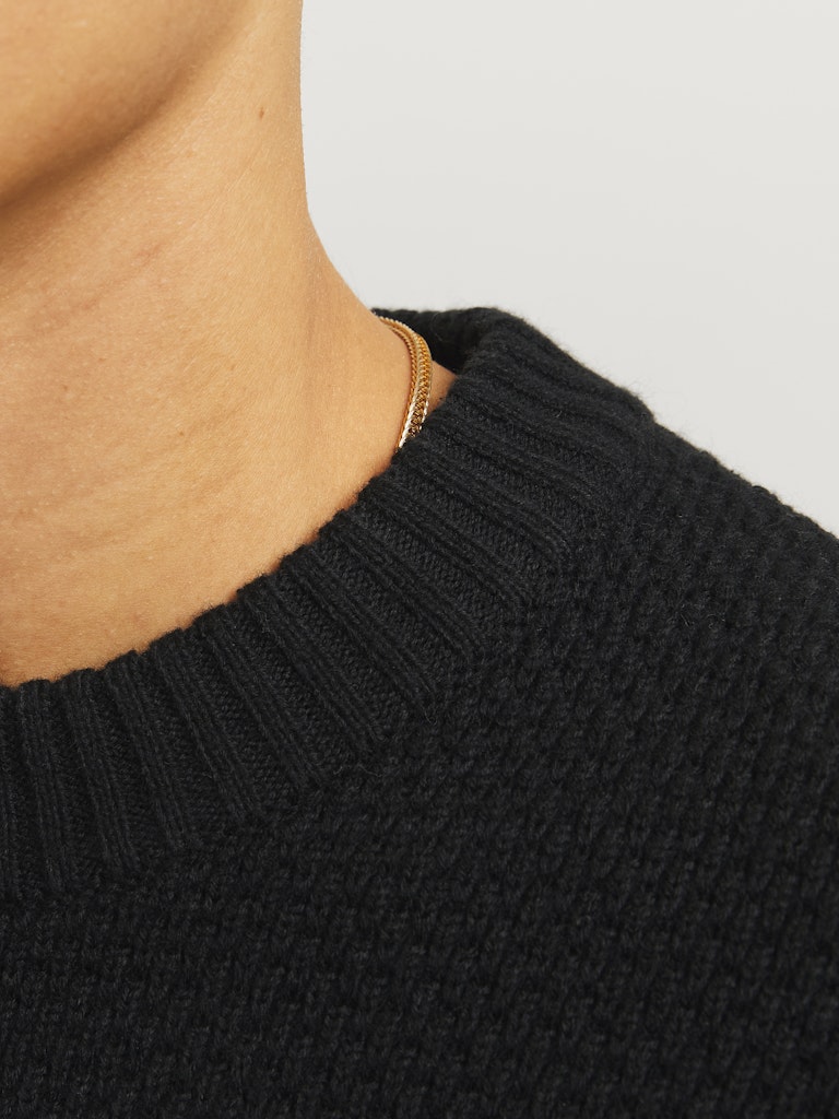 Jack & Jones Joreaton Knit Crew Neck Bf Jack & Jones Pullover 12266391Black