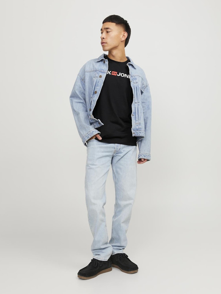 Jack & Jones Jjecorp Old Logo Tee Ss O-Neck  Noos 12137126 Black
