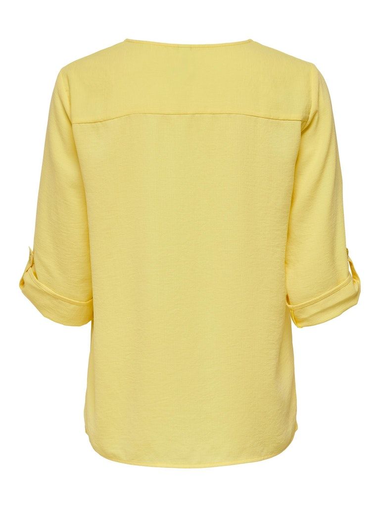 Jdydivya 3/4 Top Wvn Noos Yellow Cream