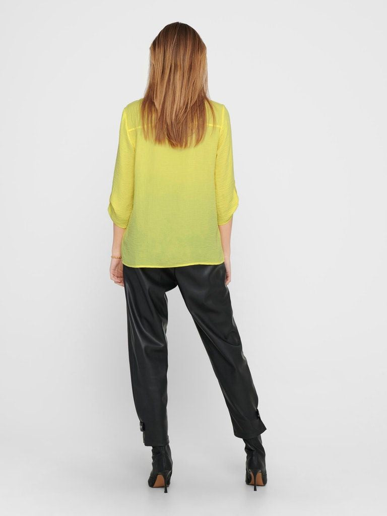 Jdydivya 3/4 Top Wvn Noos Yellow Cream