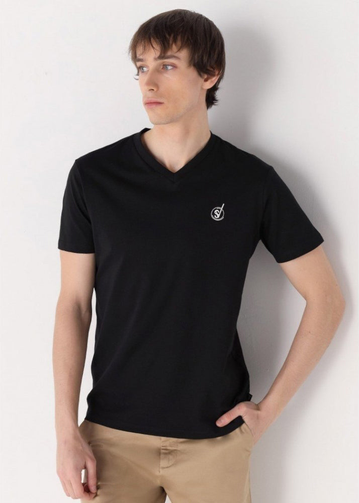 Camiseta Manga Corta Basic Logo Six Valves 550321042399
