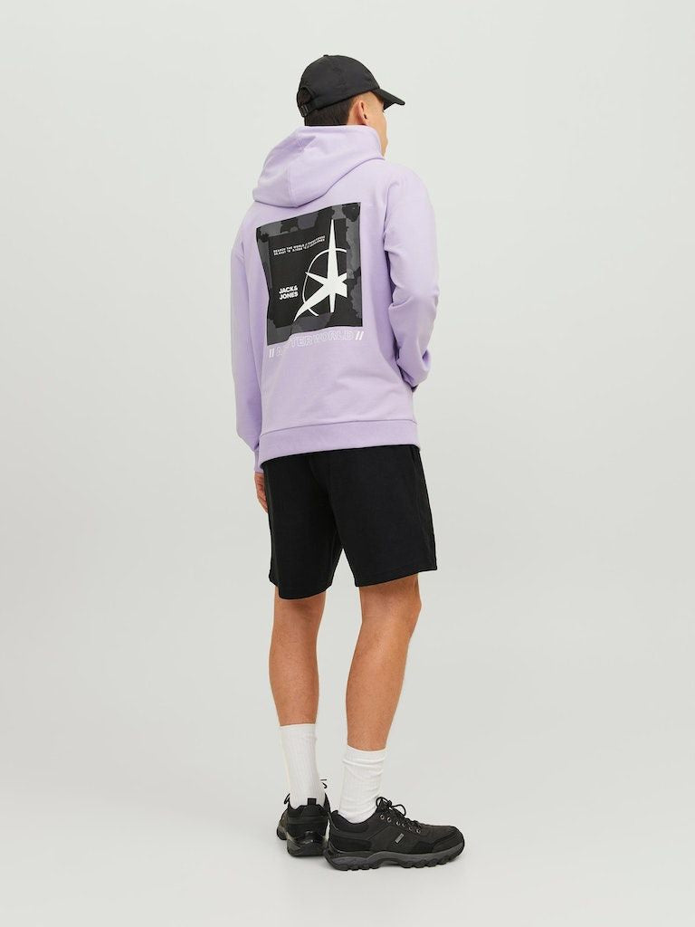 Jpstneo Sweat Shorts Black - dvjeans