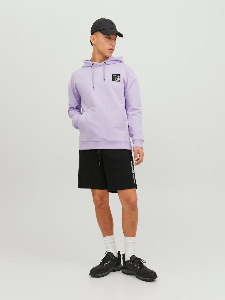Jpstneo Sweat Shorts Black - dvjeans