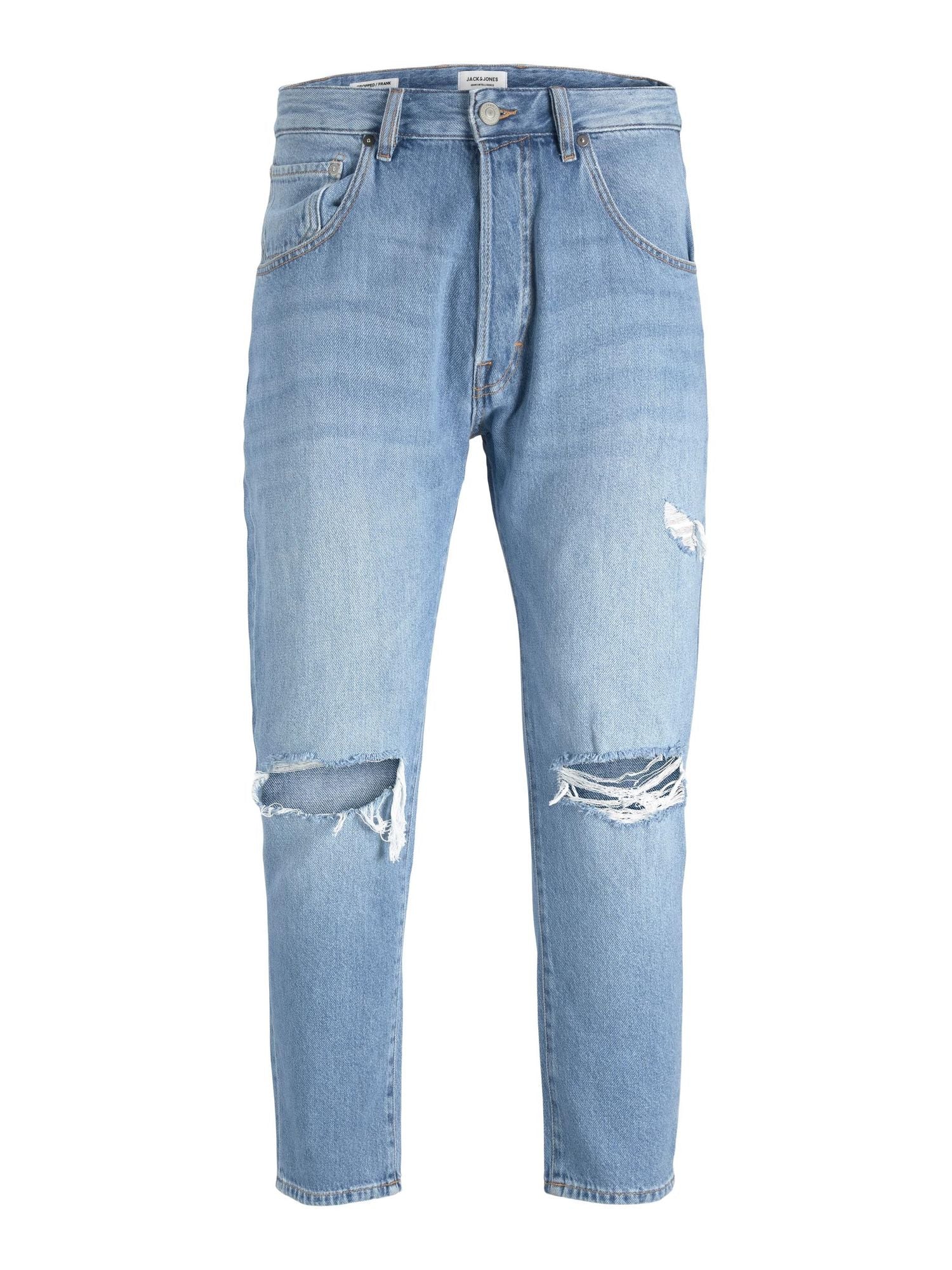 Jjifrank Jjoriginal Cropped Mf 083 Sn Blue Denim - dvjeans