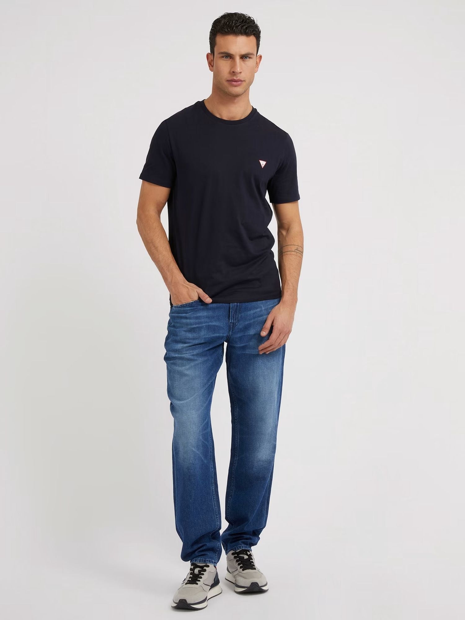 Cn Ss Core Tee Blue - dvjeans
