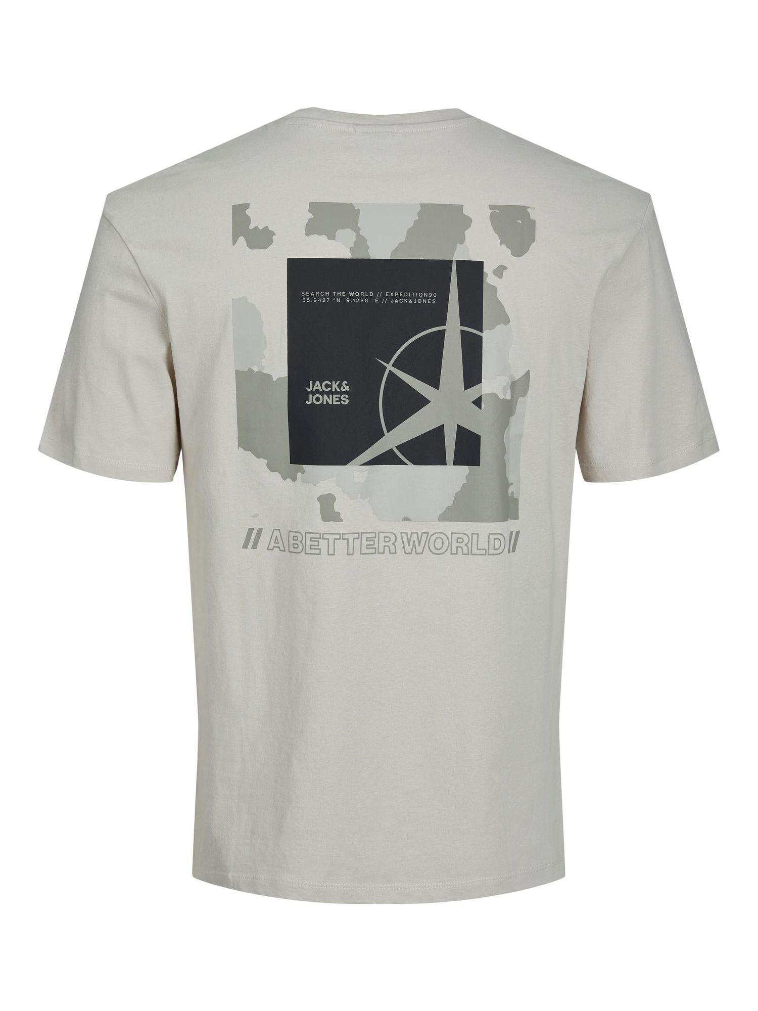 Jcofilo Tee Ss Crew Neck Sn Moonbeam - dvjeans