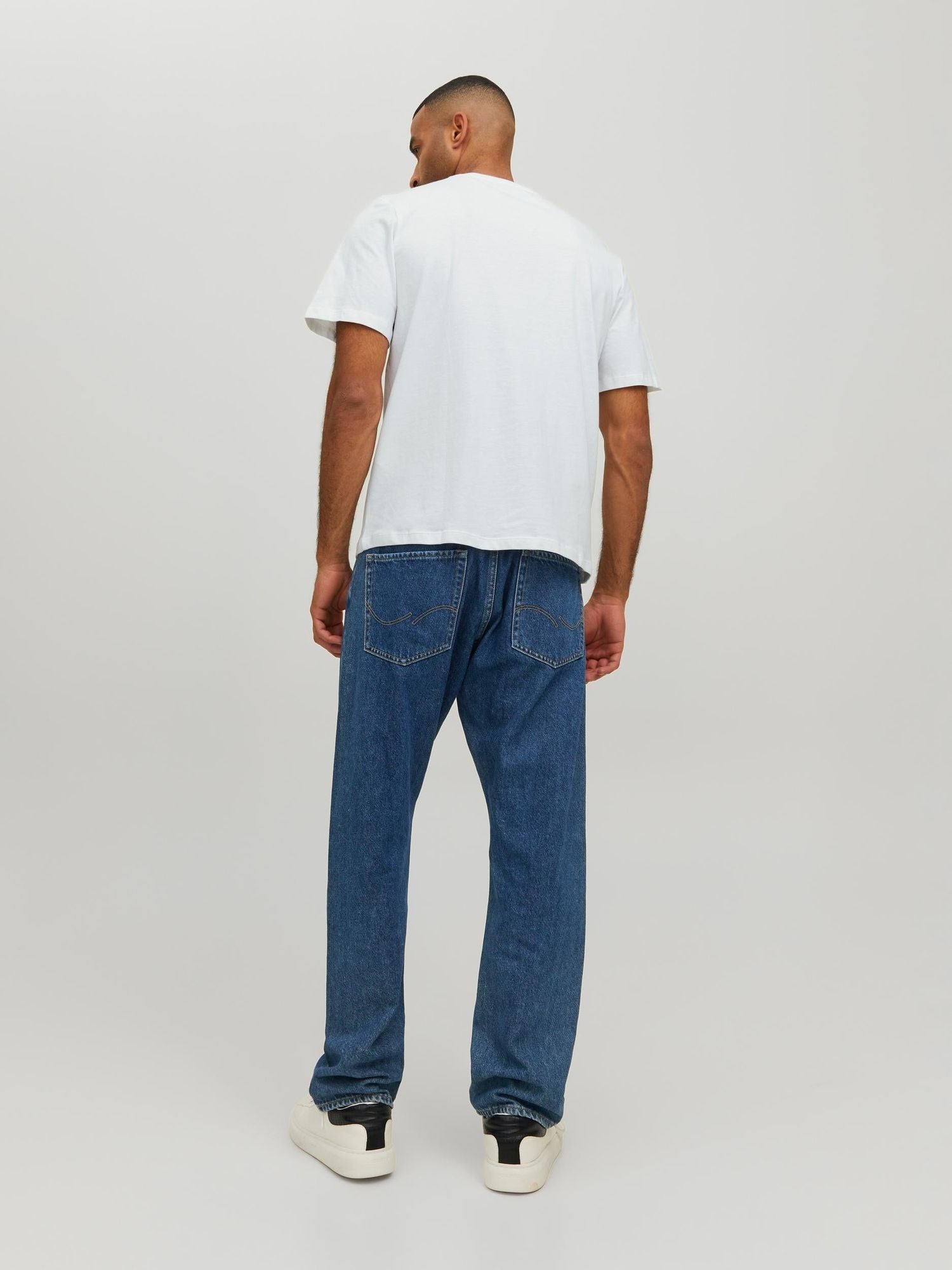 Jorroxbury Tee Ss Crew Neck Sn Bright White - dvjeans
