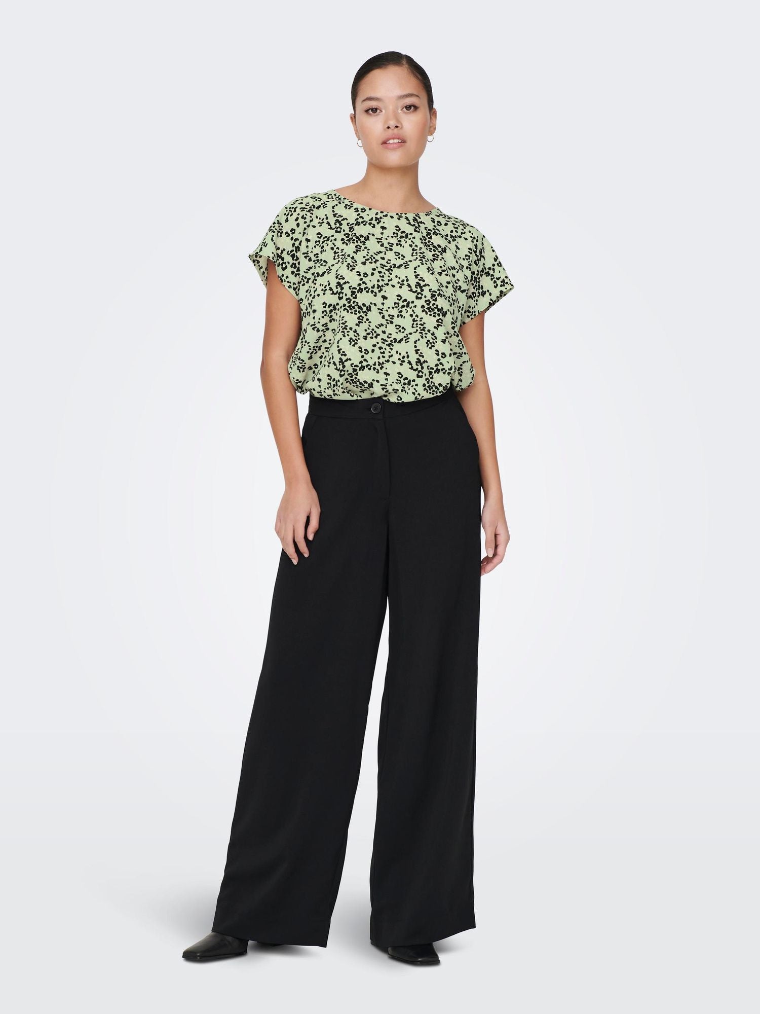 Jdypiper S/S Top Wvn Noos Chinois Green - dvjeans