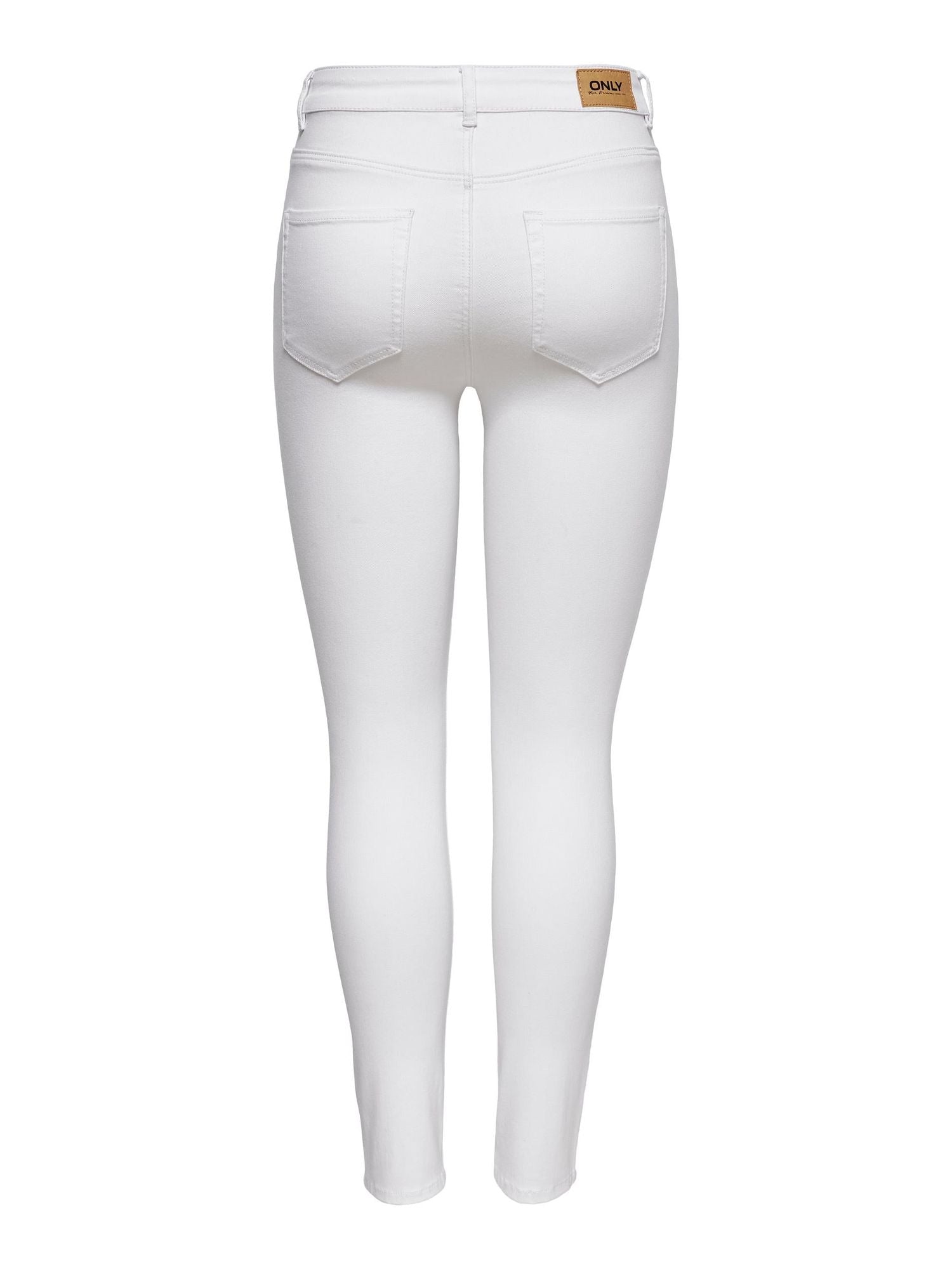 Onlana Mid Skinny Dnm White - dvjeans