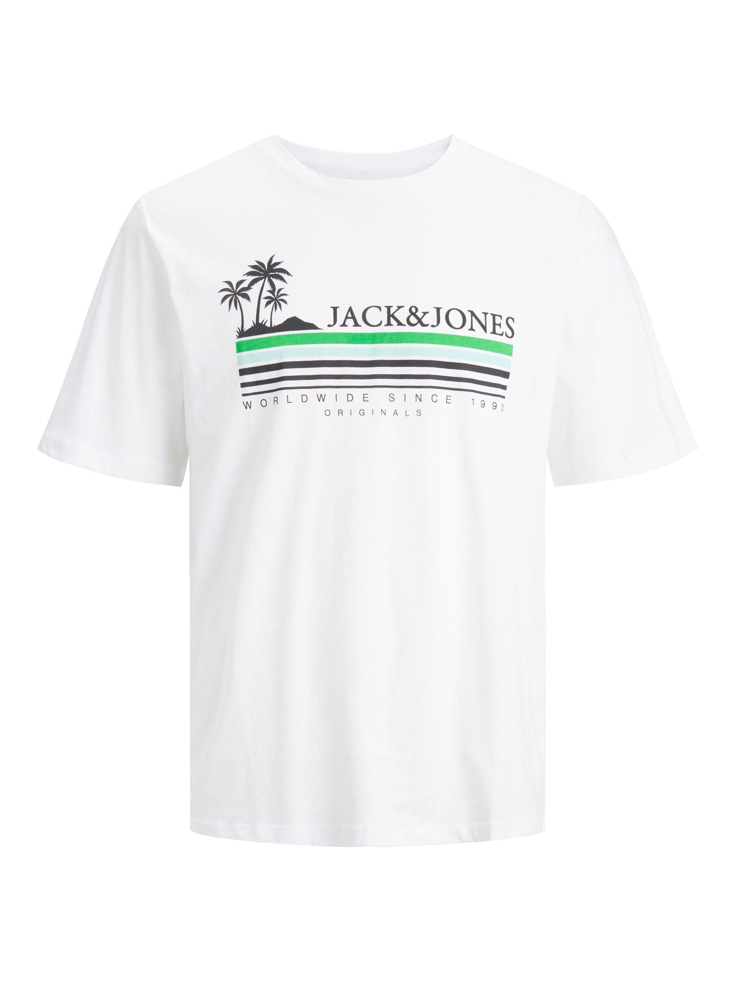 Jorcody Summer Tee Ss Crew Neck Bright White - dvjeans